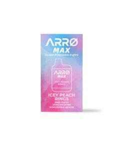 ARRØ MAX Zero Nicotine Vape – Icey Peach Rings