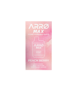 ARRØ MAX Zero Nicotine Vape – Peach Berry