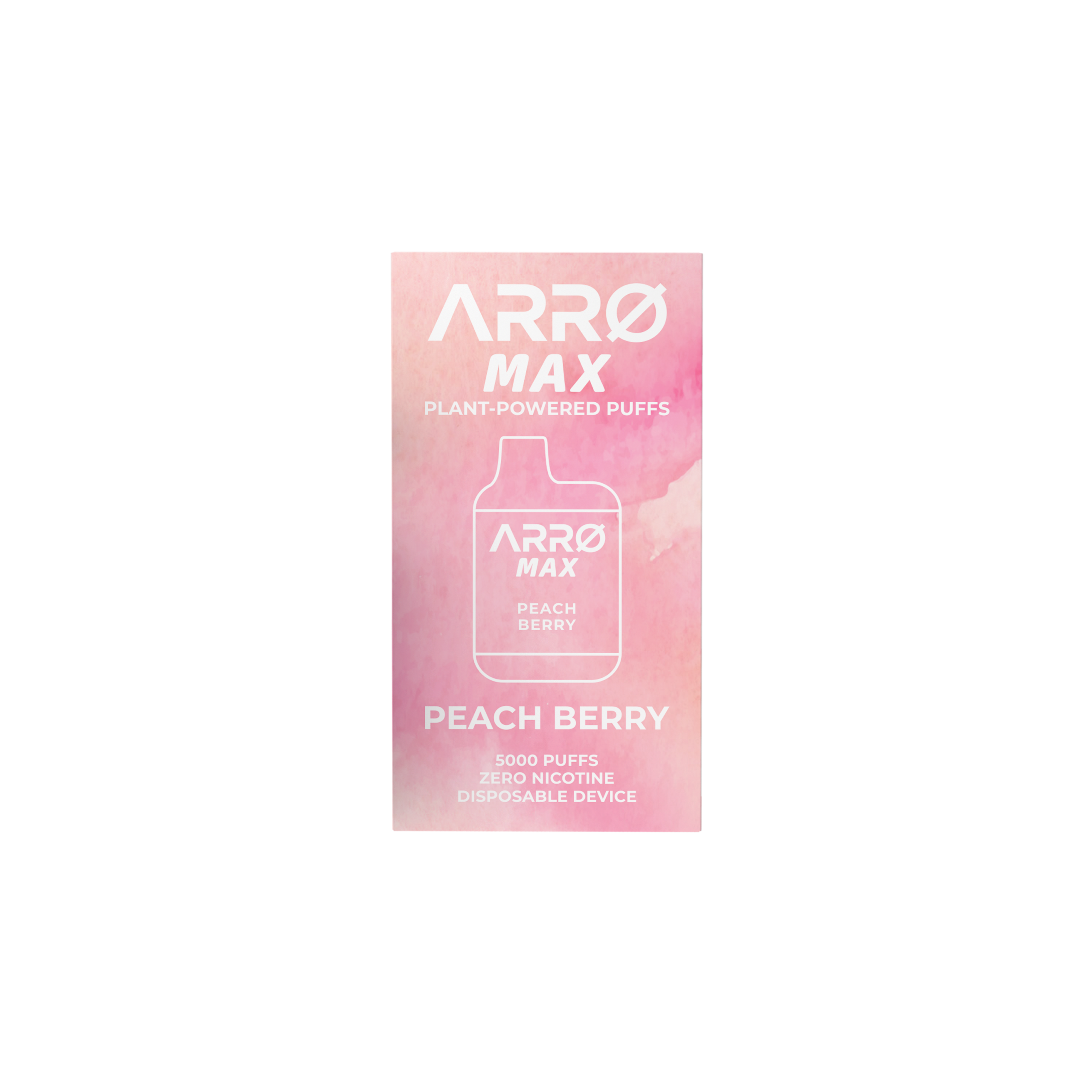 ARRØ MAX Zero Nicotine Vape – Peach Berry