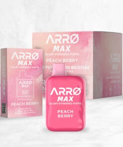 ARRØ MAX Zero Nicotine Vape – Peach Berry - Image 3