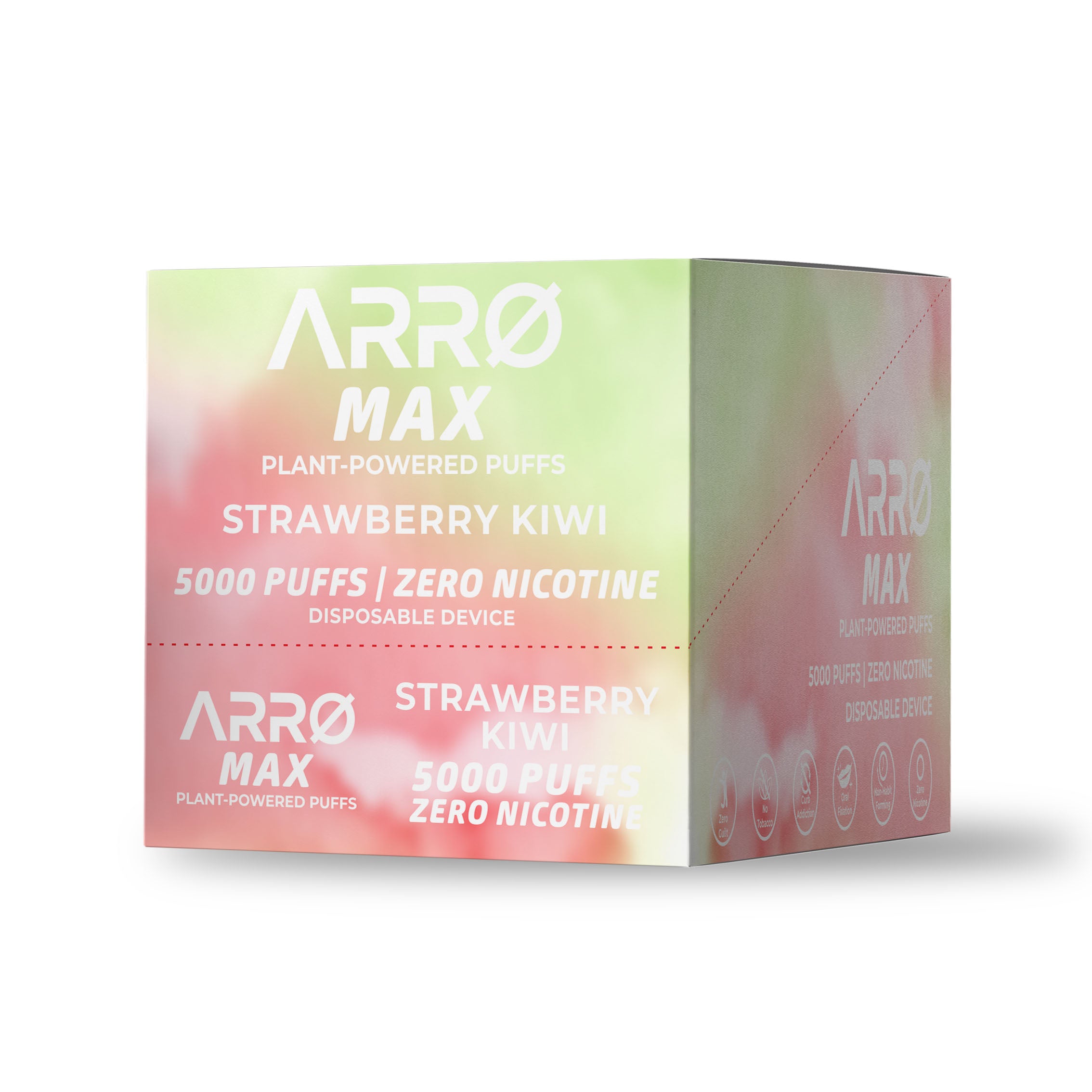 ARRØ MAX Zero Nicotine Vape – Strawberry Kiwi - Image 2
