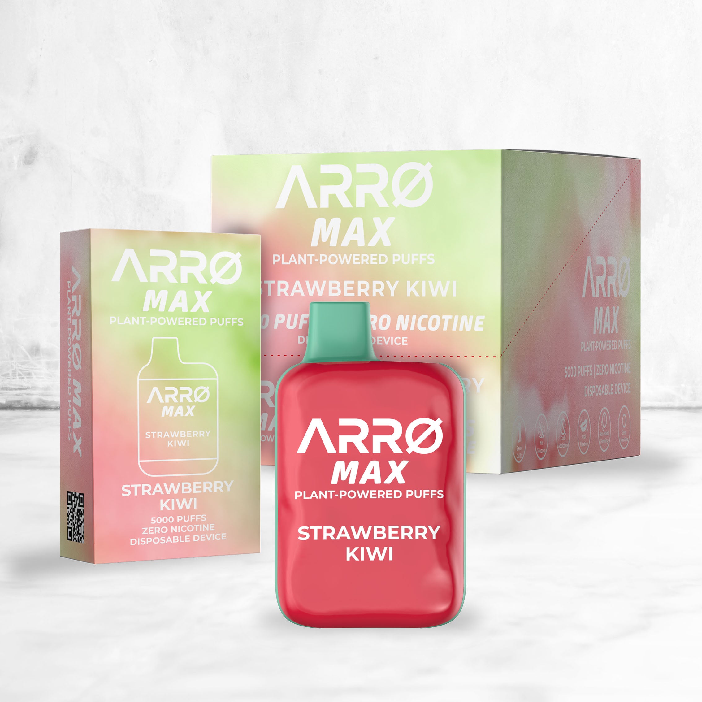 ARRØ MAX Zero Nicotine Vape – Strawberry Kiwi - Image 3