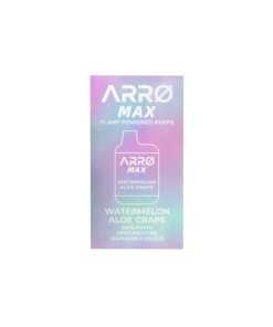 ARRØ MAX Zero Nicotine Vape –  Watermelon Aloe Grape
