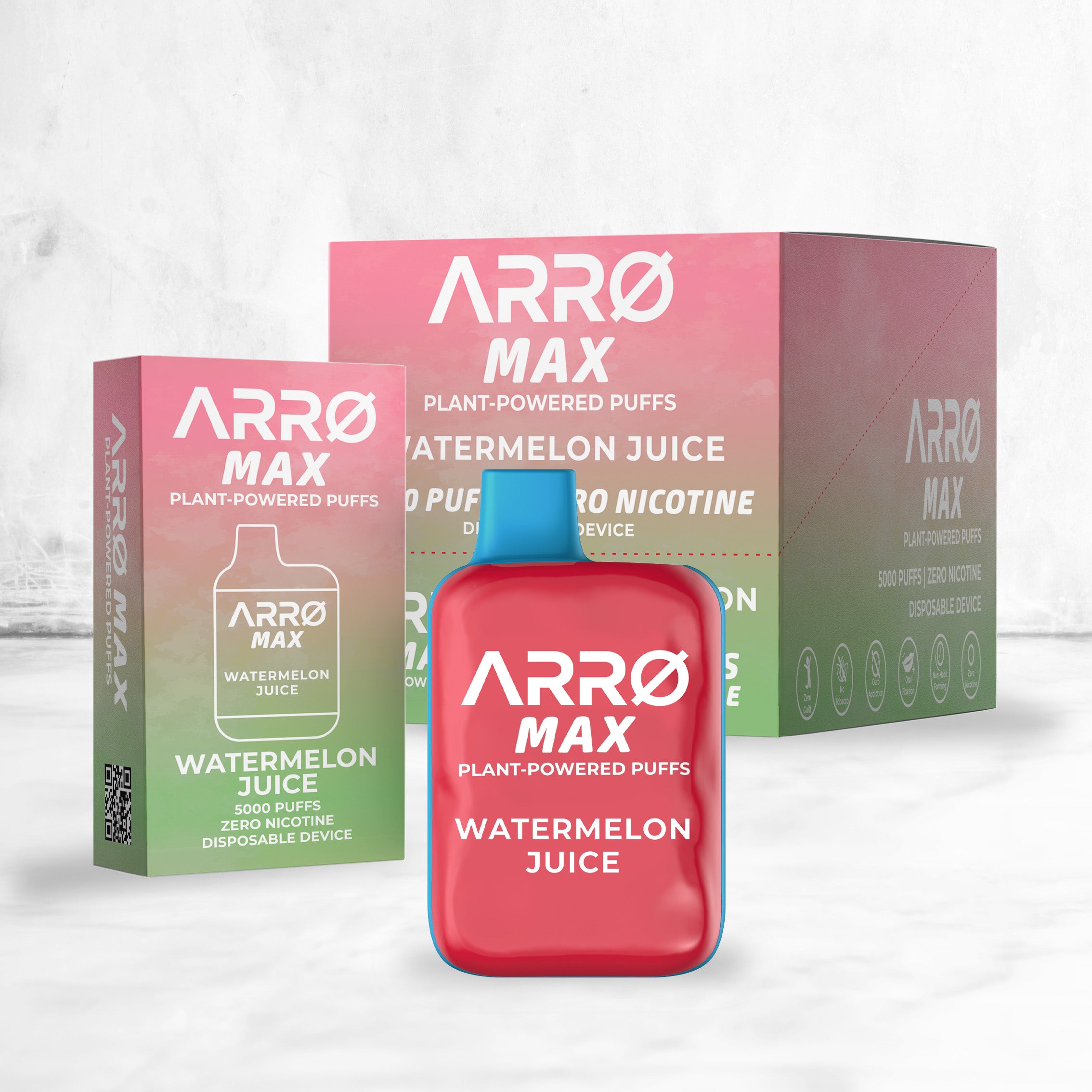 ARRØ MAX Zero Nicotine Vape – Watermelon Juice - Image 2