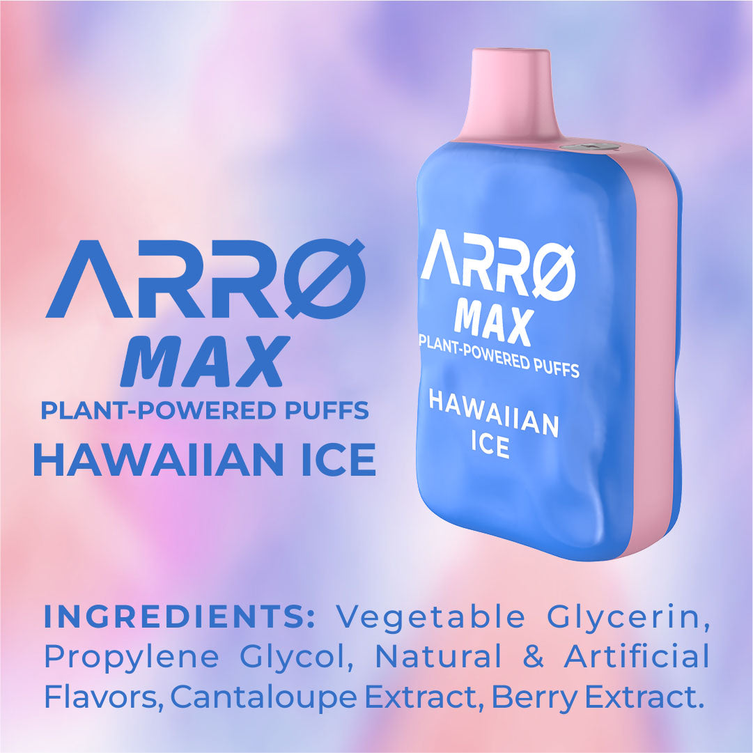 ARRØ MAX Zero Nicotine Vape – Hawaiian Ice - Image 4