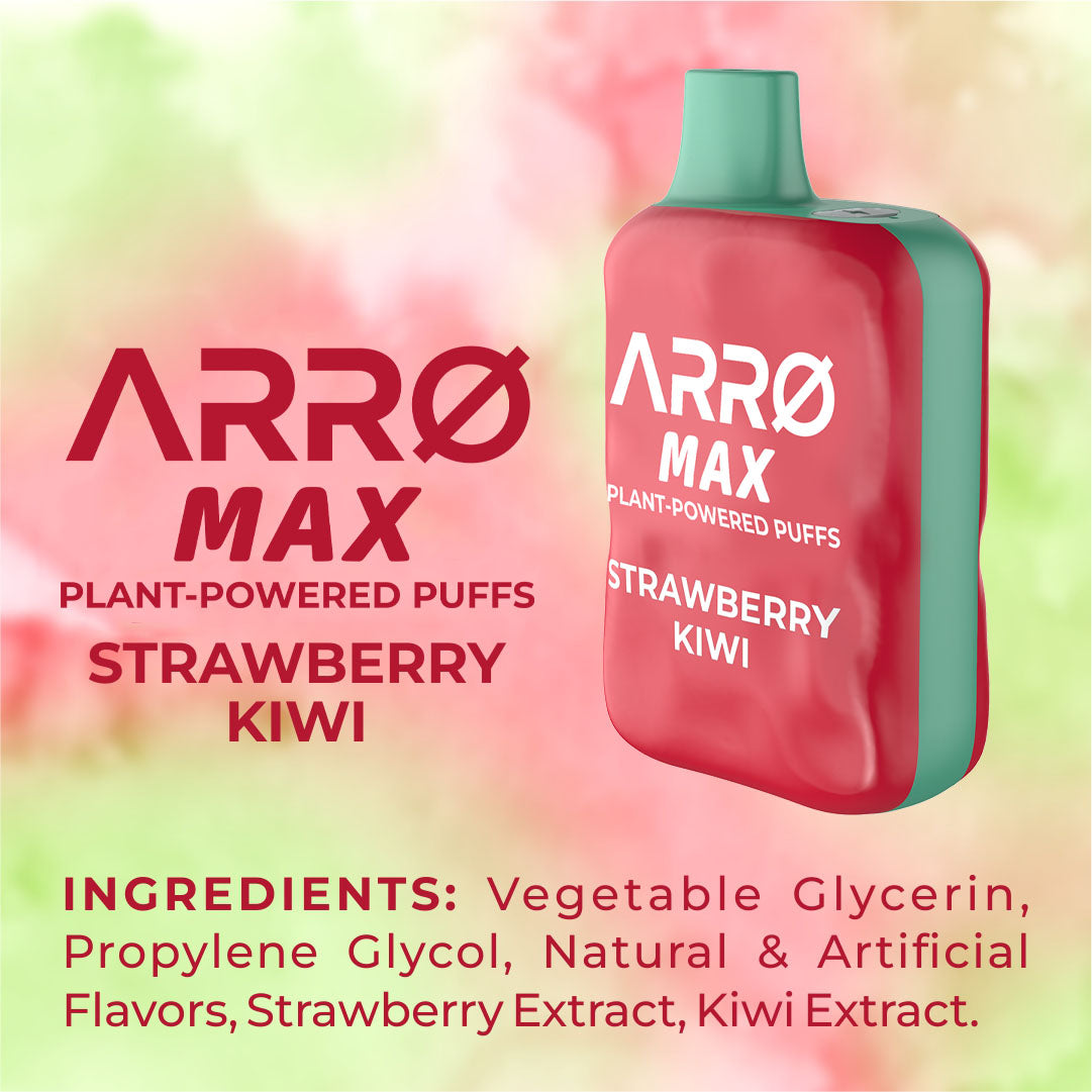 ARRØ MAX Zero Nicotine Vape – Strawberry Kiwi - Image 4