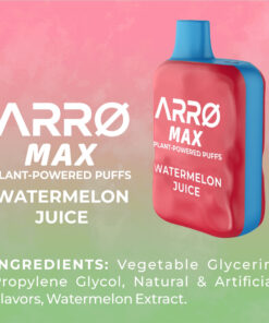 ARRØ MAX Zero Nicotine Vape – Watermelon Juice - Image 3