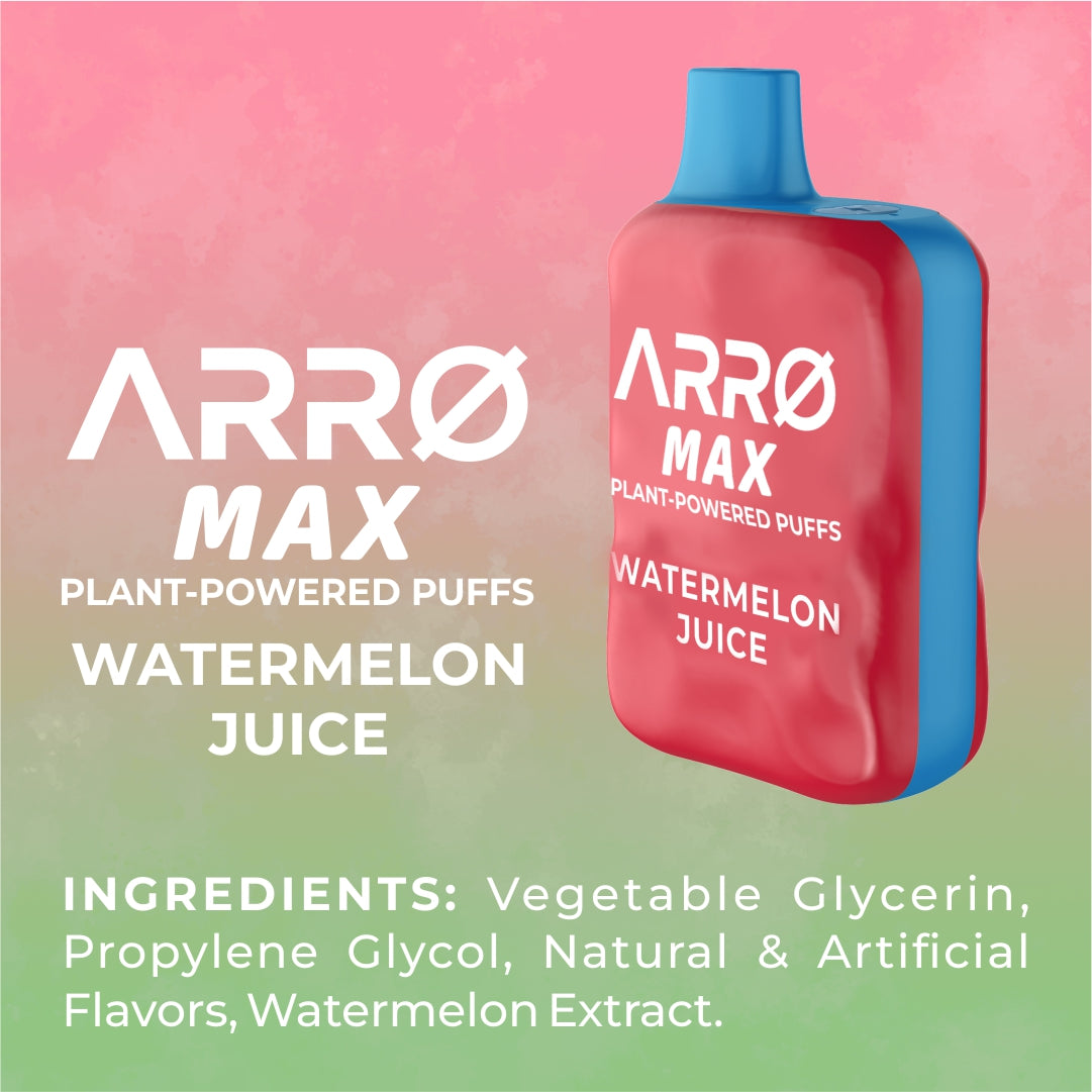 ARRØ MAX Zero Nicotine Vape – Watermelon Juice - Image 3
