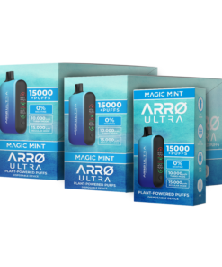 ARRØ Ultra Nicotine-Free Disposable – Magic Mint (Copy) - Image 4